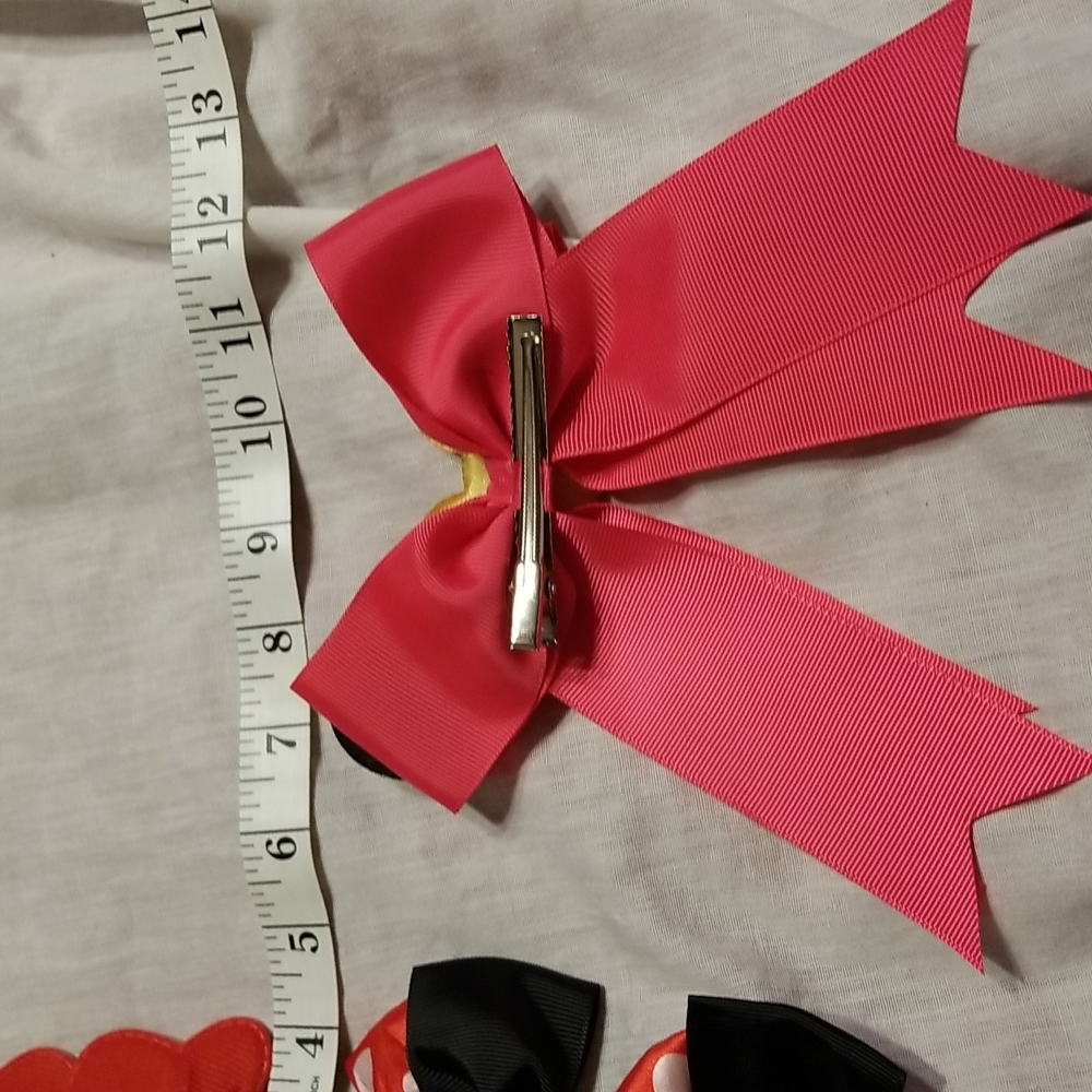 Mouse hair ornament clips bows bundle - Picture 6 of 7